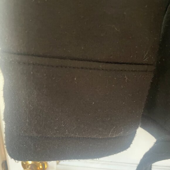 Maralyn & Me Pea Coat Jacket. XL- Black with quilted lining. Cotton Blend - Picture 7 of 7